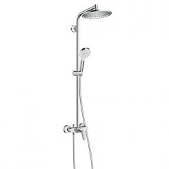 Душевая система Hansgrohe Crometta S 240 1jet Showerpipe Ecosmart 27269000