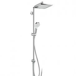 Душевая система Hansgrohe Crometta E 240 1jet Showerpipe Reno EcoSmart 27289000