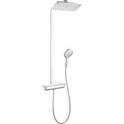 Душевая система Hansgrohe Raindance Select Showerpipe белый/хром 27112400