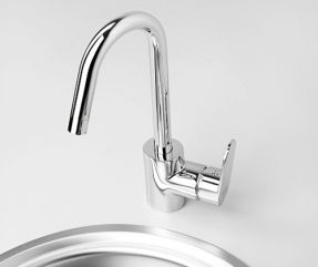 Смеситель Donau 5347  для кухни, хром