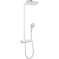 Душевая система Hansgrohe Raindance Select Showerpipe белый/хром 27112400