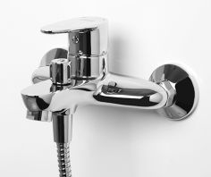 Смеситель Leine 3501  для ванны с коротким изливом, хром