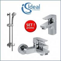 Смеситель Set (B0704AA см-ль д/умыв. + B0718AA см-ль д/ванны + B0008AA душ. гарнитур) Ideal Standard Ceraplan III B1118AA