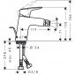 Смеситель для биде Hansgrohe Logis 71204000
