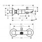 Смеситель для ванны Hansgrohe Logis 71243000