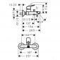 Смеситель для ванны Hansgrohe Logis 71400000