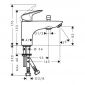 Смеситель для ванны Hansgrohe Logis 71312000