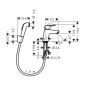 Смеситель для раковины Hansgrohe Logis 71290000 