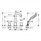 Смеситель для ванны Hansgrohe Logis 71314000