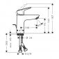 Смеситель для раковины Hansgrohe Logis 71100000