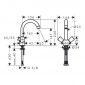Смеситель для раковины Hansgrohe Logis 71222000