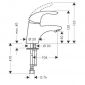 Смеситель для раковины Hansgrohe Focus E 31718000 
