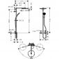 Душевая система Hansgrohe Raindance Select Showerpipe 300 27114000