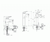 Смеситель для раковины Vessel Ideal Standard Slimline II B0082AA
